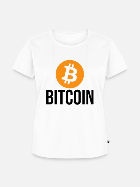 bitcoin - Frauen Premium Bio T-Shirt - Weiß