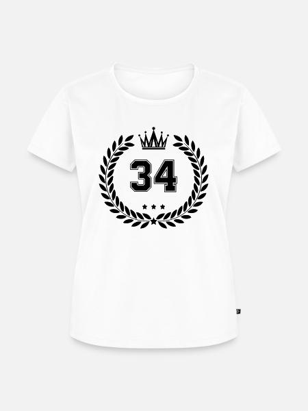 wappen 34 - Frauen Premium Bio T-Shirt - Weiß