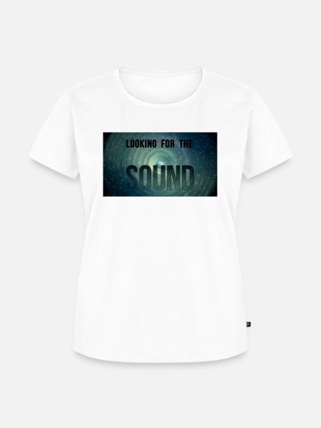 LOOKINGFORTHESOUND 2 - Frauen Premium Bio T-Shirt - Weiß