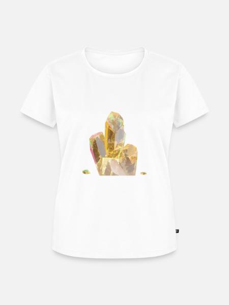 Kristall - Frauen Premium Bio T-Shirt - Weiß
