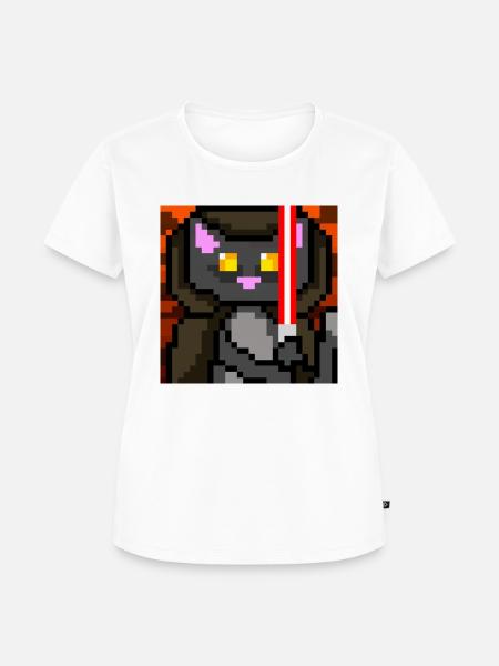 Vadercatpixel - Frauen Premium Bio T-Shirt - Weiß