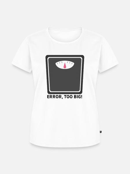 Error! - Frauen Premium Bio T-Shirt - Weiß