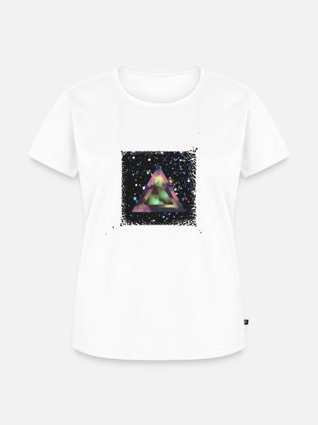 Galaxy Universum - Frauen Premium Bio T-Shirt - Weiß