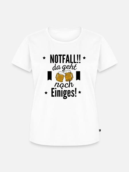 Notfall! da geht noch was! - Frauen Premium Bio T-Shirt - Weiß