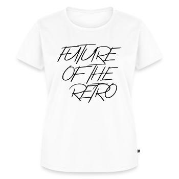 FOTR Script logo - Women's Premium Organic T-shirt - white - Front - AI Model Female 172 dark (172cm)
