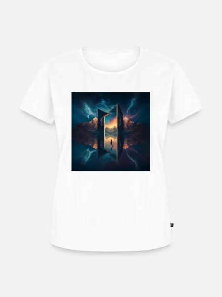 Infinite Dreamscape - Frauen Premium Bio T-Shirt - Weiß