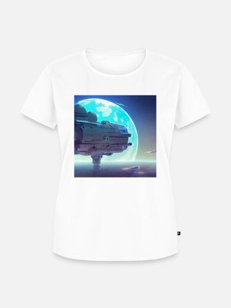 Cosmic Creativity 4 - Frauen Premium Bio T-Shirt - Weiß