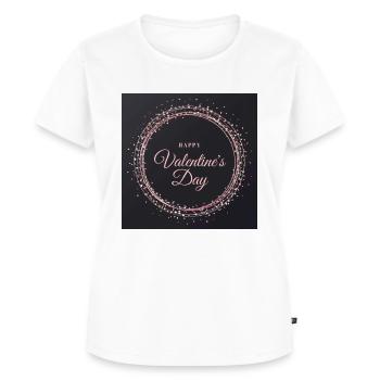Liebe - Frauen Premium Bio T-Shirt - Weiß - Vorne - AI Model Female 172 dark (172cm)