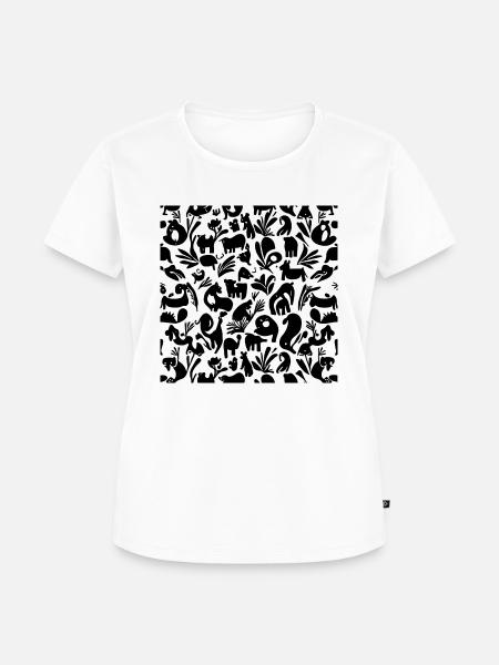 Animals - Frauen Premium Bio T-Shirt - Weiß