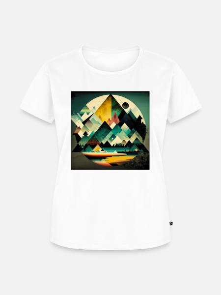 Nature - Frauen Premium Bio T-Shirt - Weiß