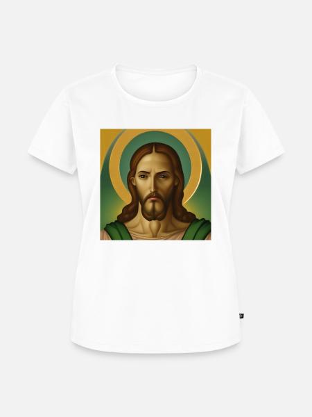 Jesus Christus - Frauen Premium Bio T-Shirt - Weiß