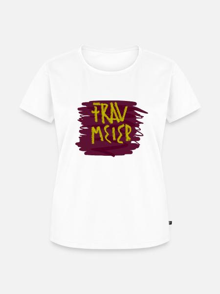 Abschiedsgeschenk für Frau Meier - Frauen Premium Bio T-Shirt - Weiß