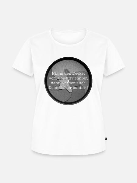 Fotospruch - Frauen Premium Bio T-Shirt - Weiß