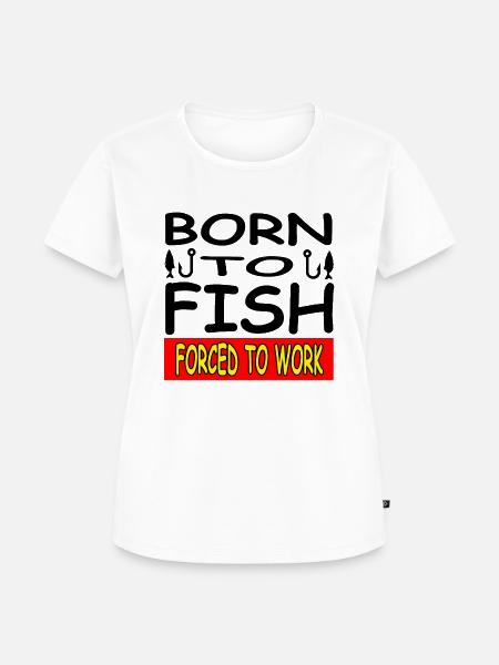 Angeln - Frauen Premium Bio T-Shirt - Weiß