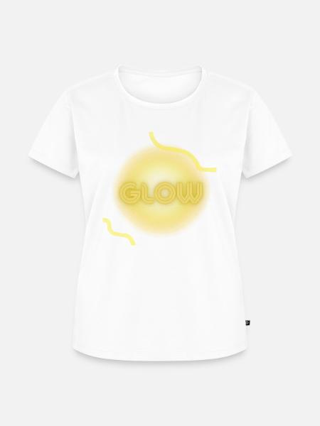 Glow - Frauen Premium Bio T-Shirt - Weiß