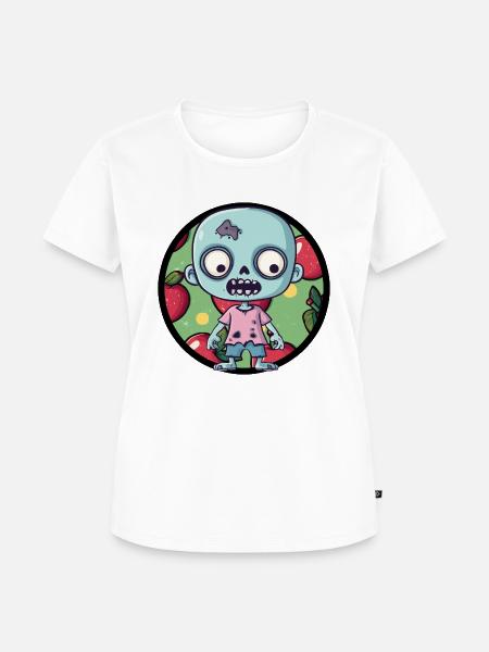Zombie Undead - Frauen Premium Bio T-Shirt - Weiß