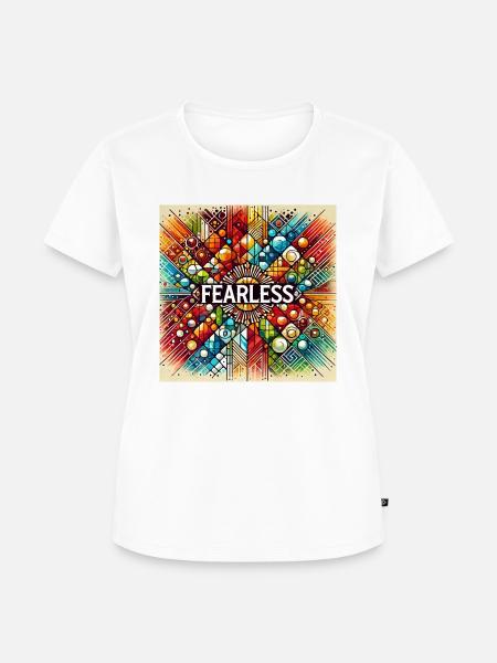 fearless - Frauen Premium Bio T-Shirt - Weiß