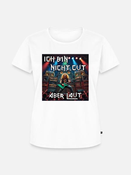 Laut - Frauen Premium Bio T-Shirt - Weiß