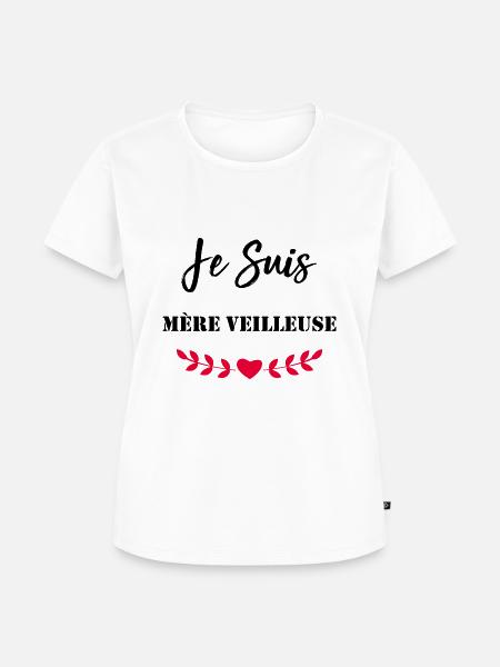 Ich bin Mutter - Frauen Premium Bio T-Shirt - Weiß