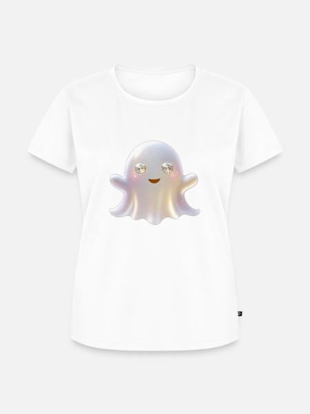Geist - Frauen Premium Bio T-Shirt - Weiß