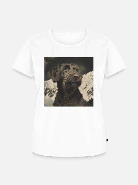 Mountain Dog - Frauen Premium Bio T-Shirt - Weiß