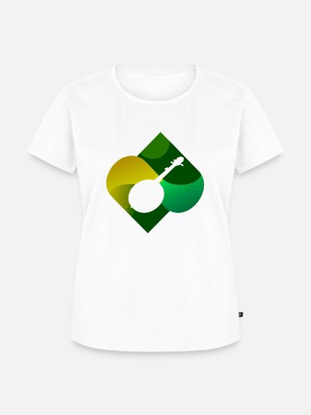 Banjo Dixie Proll - Frauen Premium Bio T-Shirt - Weiß