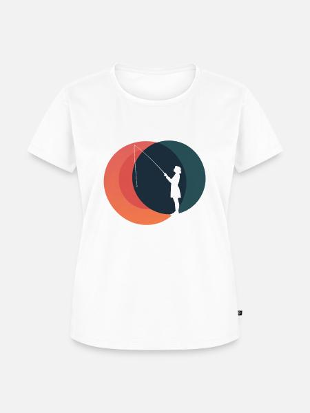 Magnetfischen Metall Unterwasser - Frauen Premium Bio T-Shirt - Weiß