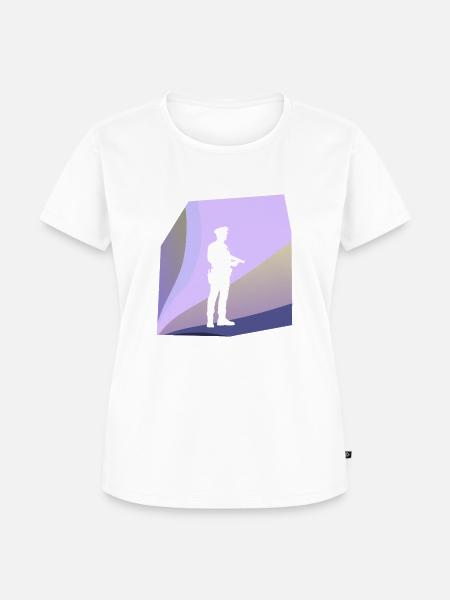 Polizei Polizeiarbeit Verbrechensbekaempfung - Frauen Premium Bio T-Shirt - Weiß