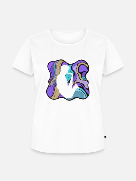Saxophonist - Frauen Premium Bio T-Shirt - Weiß