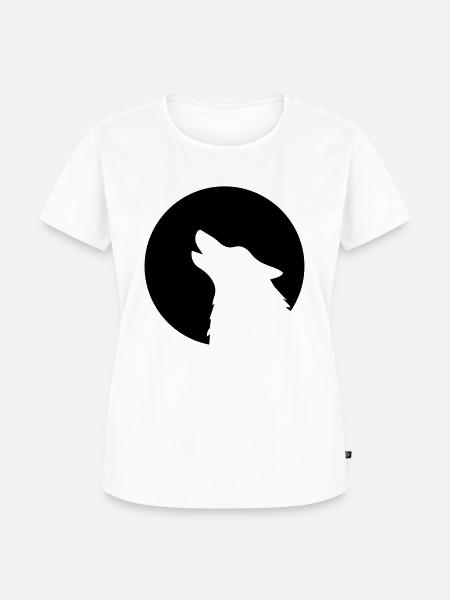 Werwolf - Frauen Premium Bio T-Shirt - Weiß