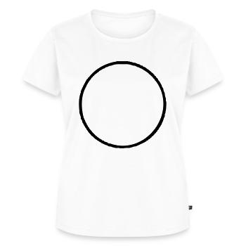 Cercle - T-shirt Premium bio Femme - blanc - Devant - AI Model Female 172 dark (172cm)