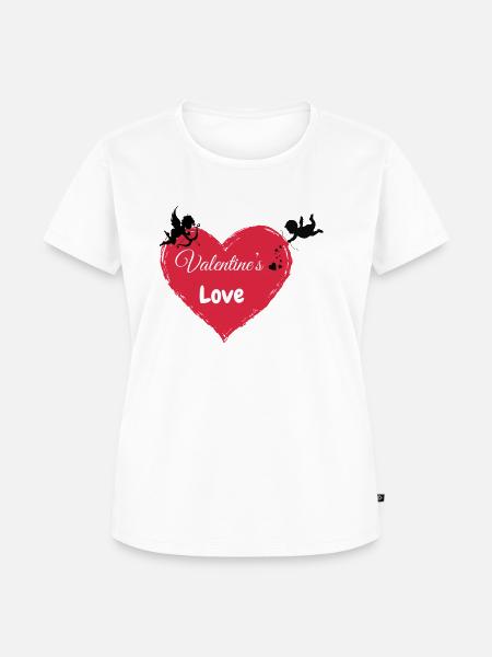 Valentin 's Day - Frauen Premium Bio T-Shirt - Weiß