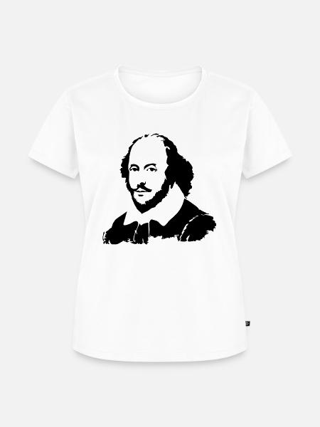 Shakespeare - Frauen Premium Bio T-Shirt - Weiß