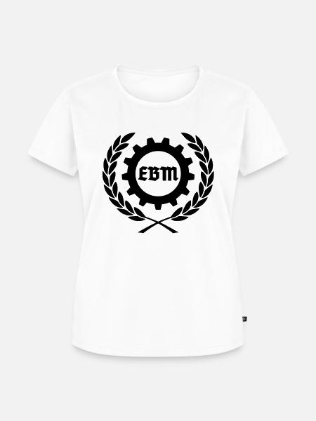 EBM Logo 2012 - Frauen Premium Bio T-Shirt - Weiß
