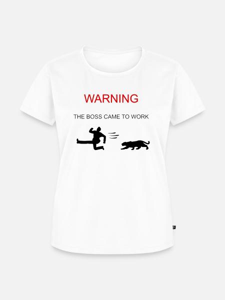 Witz - Frauen Premium Bio T-Shirt - Weiß