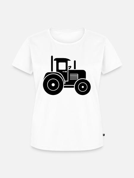 Traktor - Frauen Premium Bio T-Shirt - Weiß