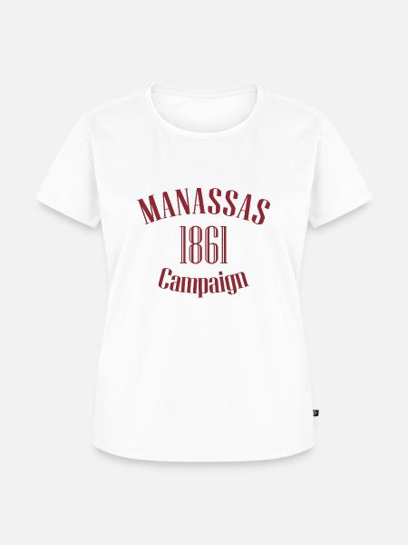 MANASSAS-FELDZUG 1861 - Frauen Premium Bio T-Shirt - Weiß