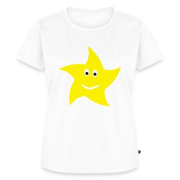 stern - Frauen Premium Bio T-Shirt - Weiß - Vorne - AI Model Female 172 dark (172cm)