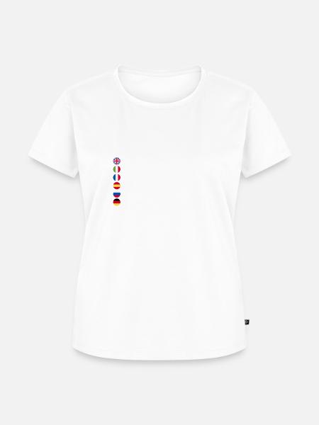 Typisch Deutsch! - Frauen Premium Bio T-Shirt - Weiß