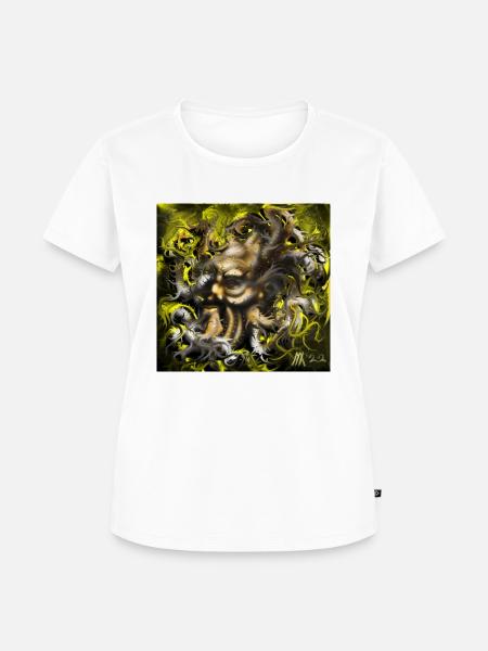 Halluzinationen - Frauen Premium Bio T-Shirt - Weiß