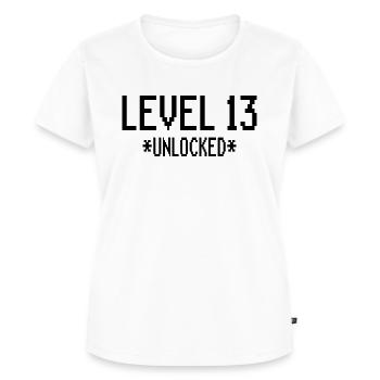 13. Geburtstag Gamer Gaming - Frauen Premium Bio T-Shirt - Weiß - Vorne - AI Model Female 172 dark (172cm)