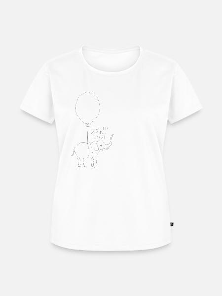 Leichter als du denkst - Frauen Premium Bio T-Shirt - Weiß