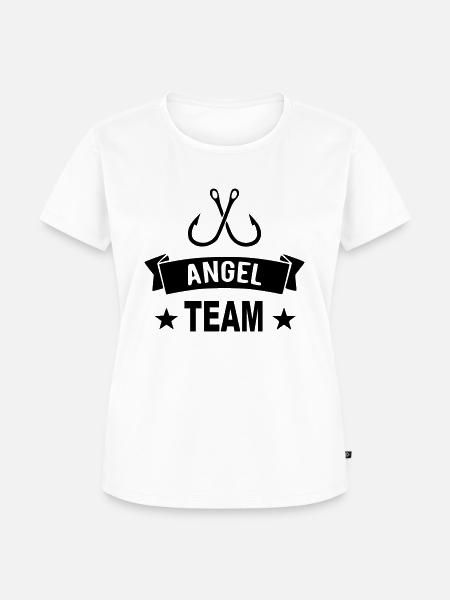 Angel Team - Frauen Premium Bio T-Shirt - Weiß