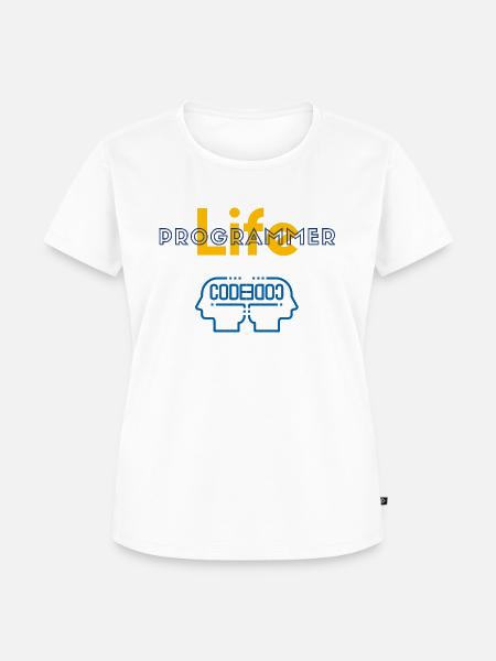 Programmierer fürs Leben - Frauen Premium Bio T-Shirt - Weiß