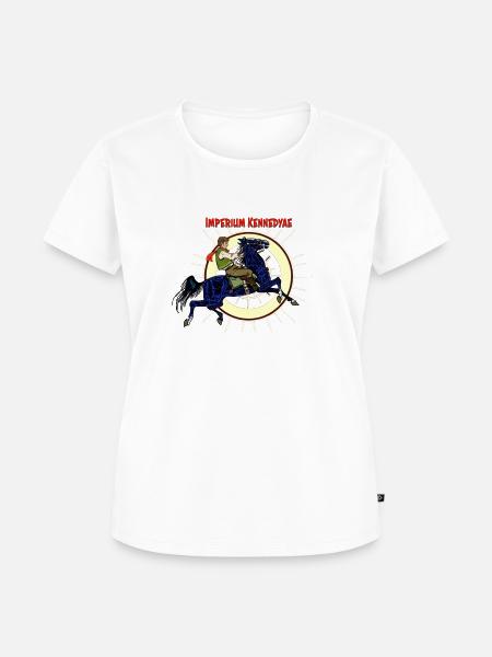 Imperium Kennedyae Reiter - Frauen Premium Bio T-Shirt - Weiß