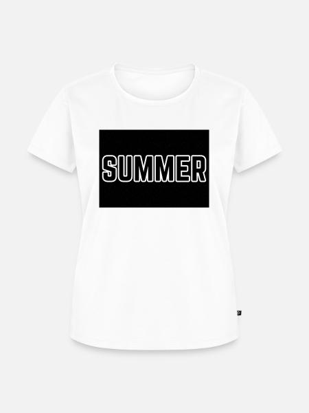 SUMMER - Frauen Premium Bio T-Shirt - Weiß