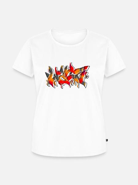 Graffiti Kleidung - Frauen Premium Bio T-Shirt - Weiß