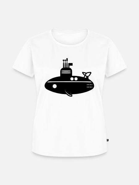U-Boot-Boot - Frauen Premium Bio T-Shirt - Weiß