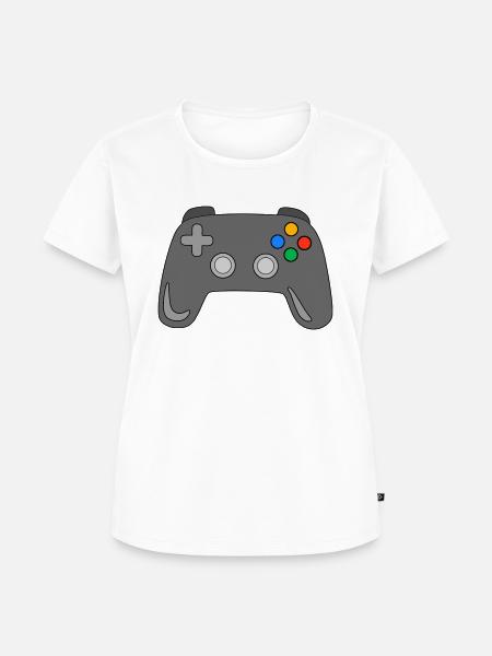 Controller - Frauen Premium Bio T-Shirt - Weiß