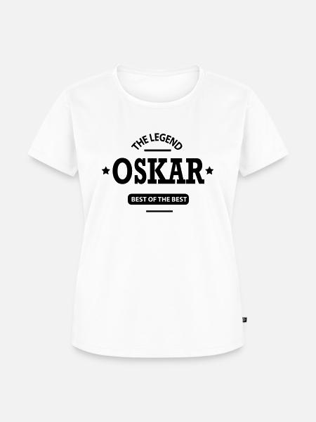 oskar - Frauen Premium Bio T-Shirt - Weiß